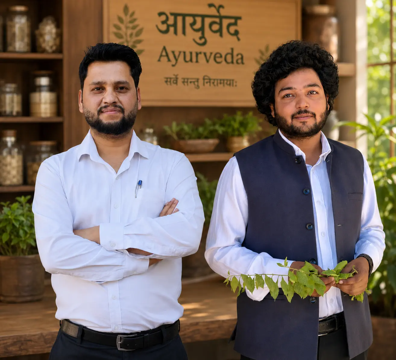 Mr. Surender Singh & Mr. Vijay Kumar – Managing Directors, Jeevan Ayurveda